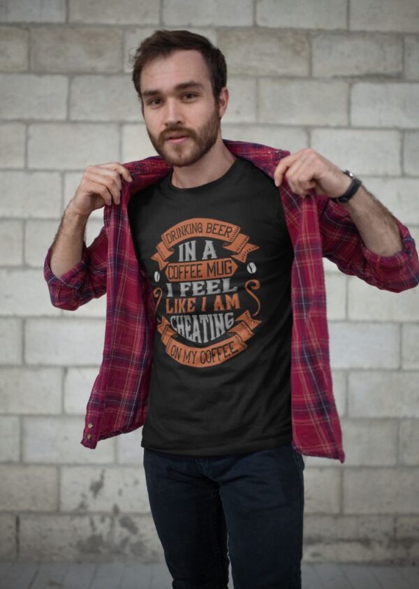Tricou - Drinking beer - imagine 3