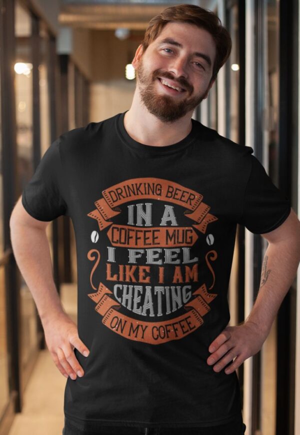 Tricou - Drinking beer - imagine 2