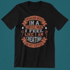 Tricou personalizat - Drinking beer
