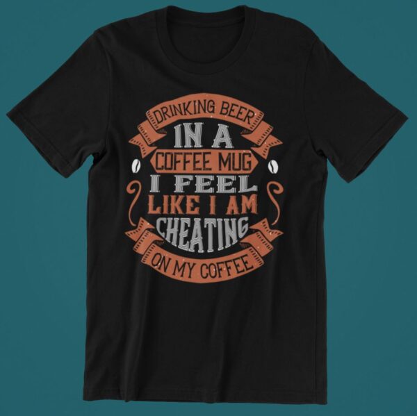 Tricou personalizat - Drinking beer