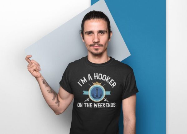 Tricou - I'm a hooker on the weekends - imagine 3