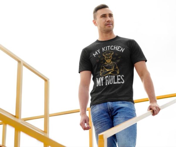 Tricou - My kitchen my rules - imagine 3