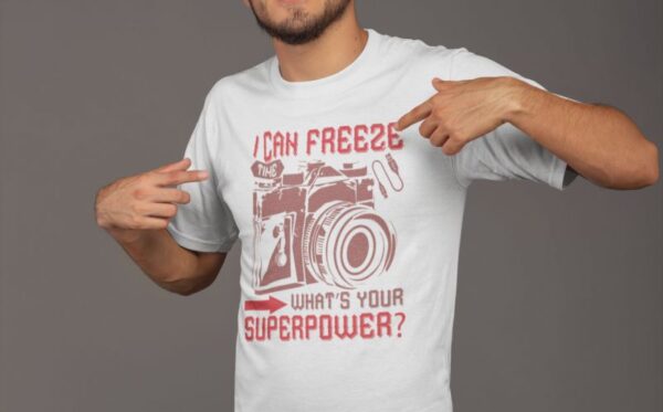 Tricou - I can freeze time - imagine 2