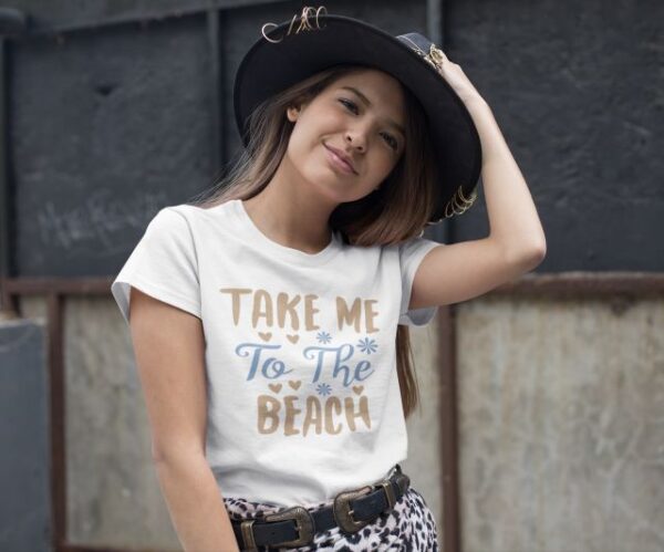 Tricou - Take me to the beach - imagine 2