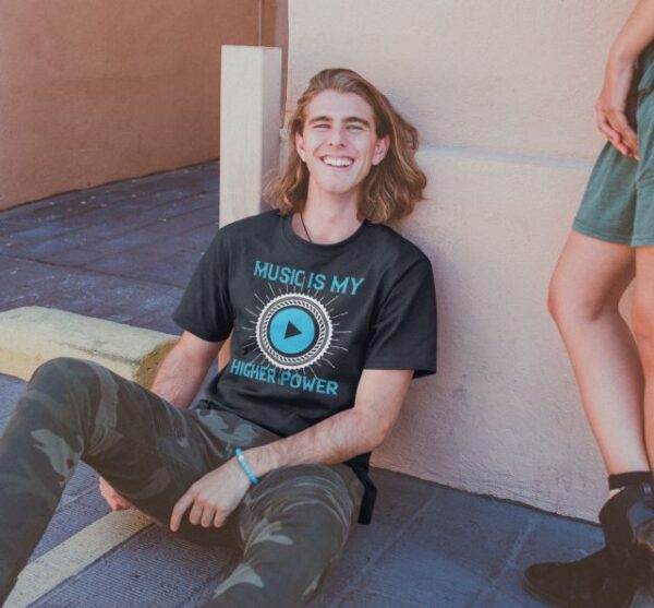 Tricou - Music is my higher power - imagine 2