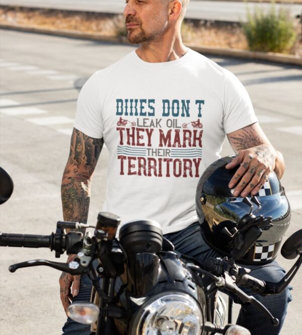 Tricou - Bikes don't leak oil - imagine 2