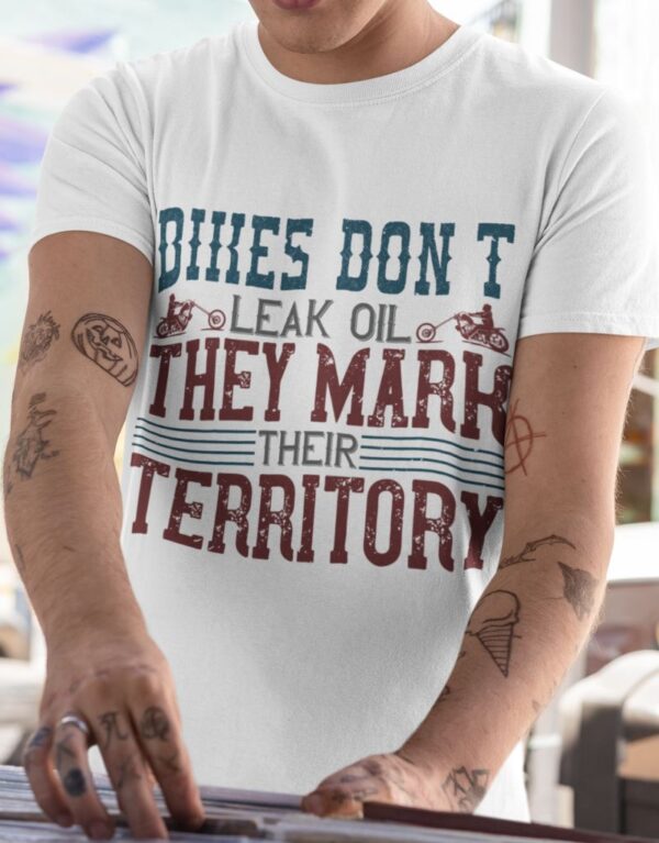Tricou - Bikes don't leak oil - imagine 3