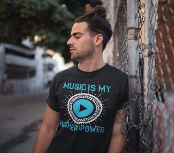 Tricou - Music is my higher power - imagine 3