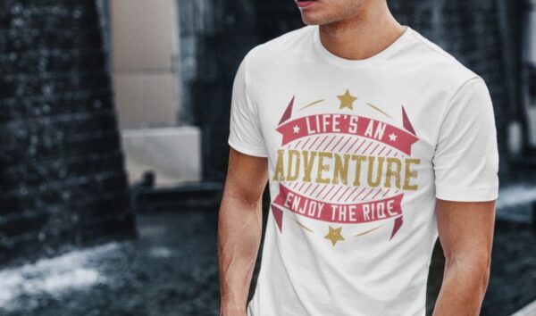 Tricou - Life's an adventure - imagine 2