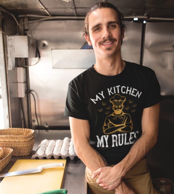 Tricou - My kitchen my rules - imagine 2