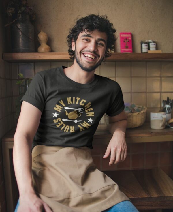 Tricou - My kitchen my rules - imagine 2