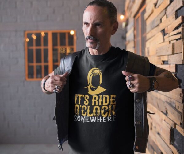 Tricou - It's ride o'clock somewhere - imagine 3