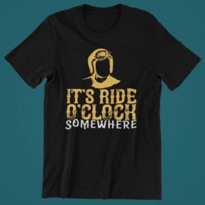 Tricou personalizat - It's ride o'clock somewhere